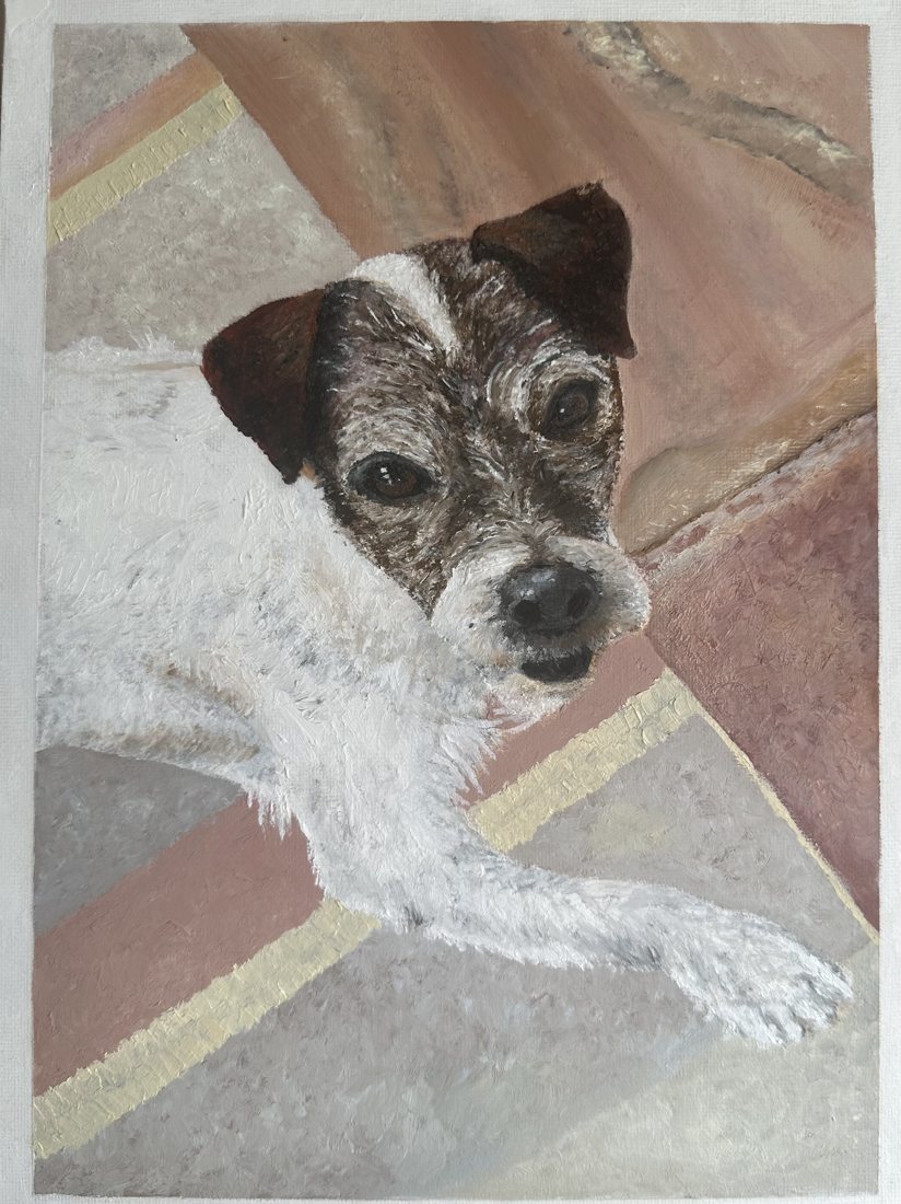 Syd, oil artwork by Annelise Hill
